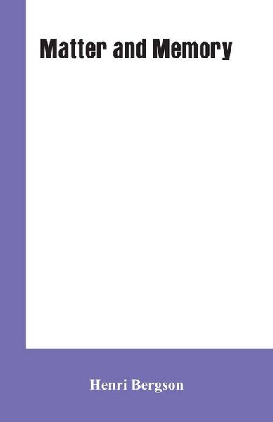 Produktbild: Matter and Memory