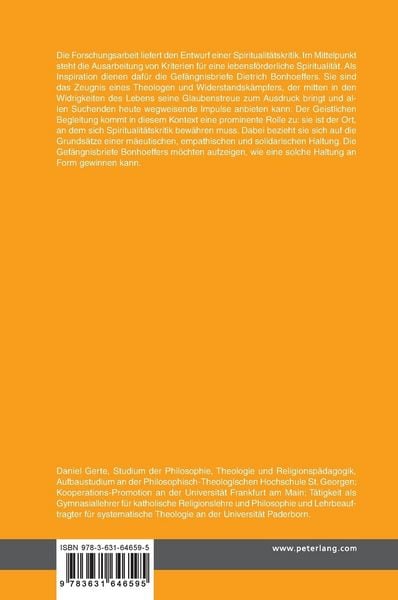 Produktbild: Authentische Spiritualit&auml;t in den Gef&auml;ngnisbriefen Dietrich Bonhoeffers