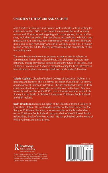Produktbild: Irish Children's Literature and Culture