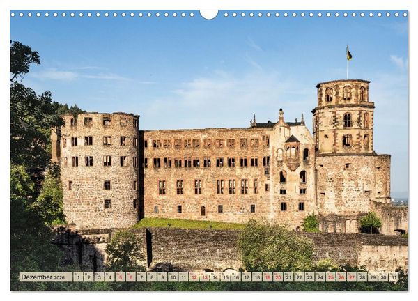 Produktbild: Am Neckar zwischen T&uuml;bingen und Heidelberg (Wandkalender 2026 DIN A3 quer), CALVENDO Monatskalender