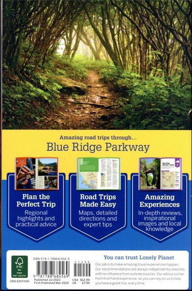 Produktbild: Lonely Planet Blue Ridge Parkway Road Trips