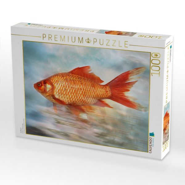 Produktbild: CALVENDO Puzzle Goldfisch | 1000 Teile Lege-Gr&ouml;&szlig;e 64x48cm Foto-Puzzle f&uuml;r gl&uuml;ckliche Stunden
