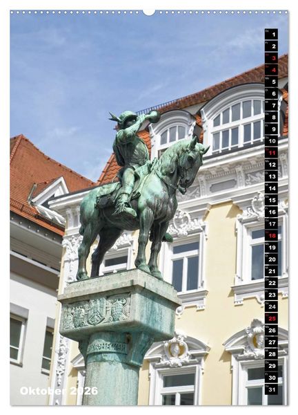Produktbild: Esslingen in Hochform (hochwertiger Premium Wandkalender 2026 DIN A2 hoch), Kunstdruck in Hochglanz
