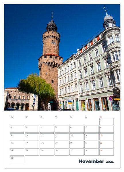Produktbild: Zeit fuer Goerlitz-Planer &ndash; Fuer Herz und Heimatgefuehl (hochwertiger Premium Wandkalender 2026 DIN A2 hoch), Kunstdruck in Hochglanz