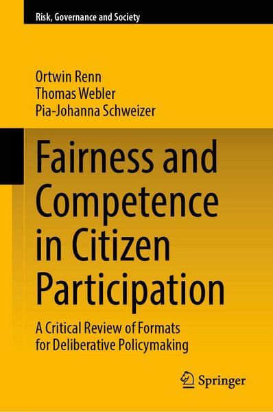 Produktbild: Fairness and Competence in Citizen Participation
