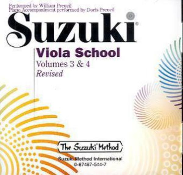 SUZUKI VIOLA SCHOOL VOL 3 & D