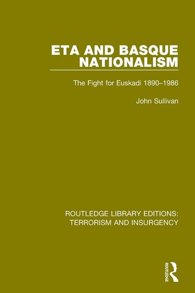Produktbild: ETA and Basque Nationalism (RLE