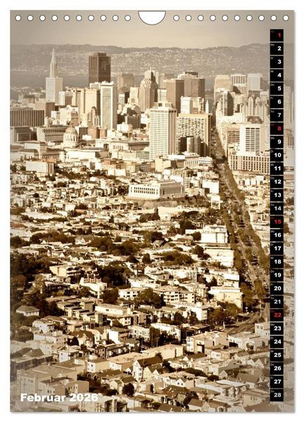 Produktbild: Herrliches Reiseziel... SAN FRANCISCO (Wandkalender 2026 DIN A4 hoch), CALVENDO Monatskalender