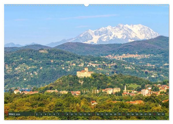 Produktbild: Lago Maggiore - Bezaubernde Orte am Ostufer (Wandkalender 2026 DIN A2 quer), CALVENDO Monatskalender