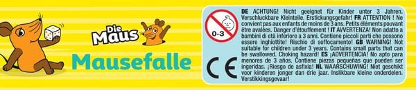 Produktbild: Die Maus, Mausefalle (Kinderspiel)