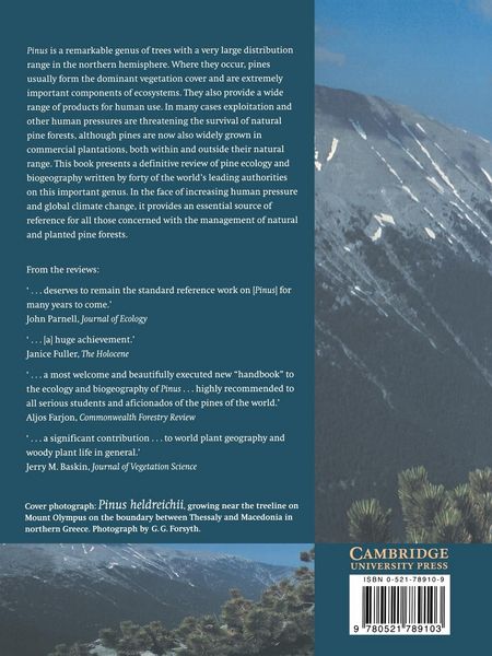 Produktbild: Ecology and Biogeography of Pinus
