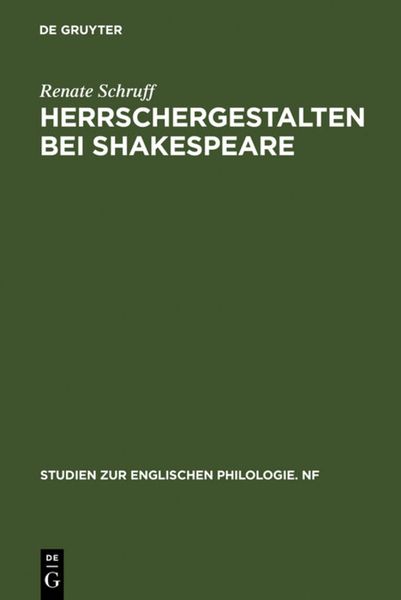 Produktbild: Herrschergestalten bei Shakespeare