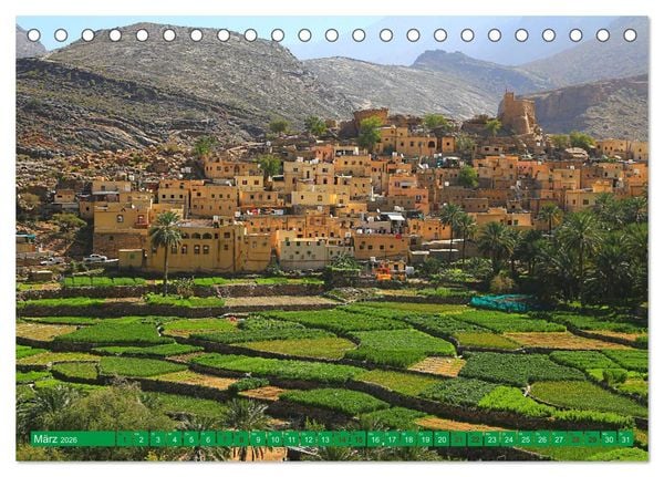 Produktbild: Unterwegs im Weihrauchland Oman (Tischkalender 2026 DIN A5 quer), CALVENDO Monatskalender