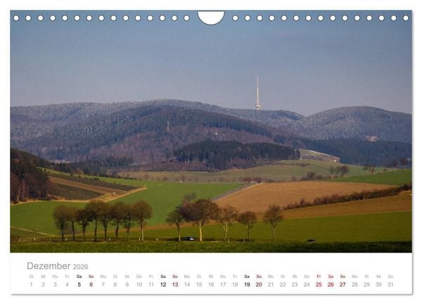 Produktbild: Sch&ouml;nes Sauerland (Wandkalender 2026 DIN A4 quer), CALVENDO Monatskalender