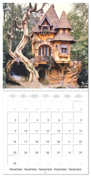 Produktbild: Enchanted Cabins (Wall Calendar 2026 12 &times; 12 Inch) CALVENDO 12 Month Wall Calendar