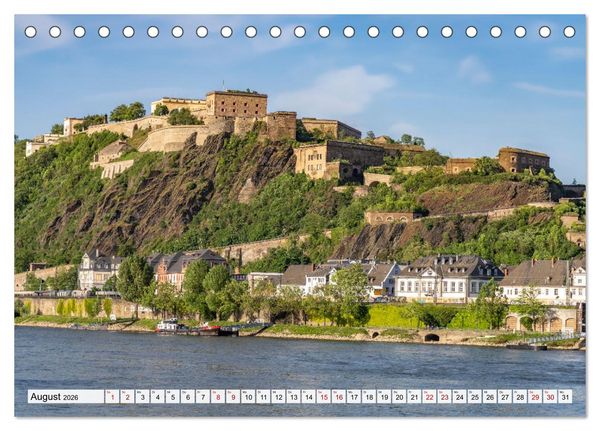 Produktbild: Der Rhein (Tischkalender 2026 DIN A5 quer), CALVENDO Monatskalender