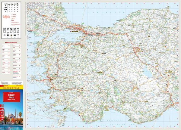 Produktbild: MARCO POLO Reisekarte T&uuml;rkei 1:1 Mio.