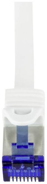 Produktbild: LogiLink C6A041S RJ45 CAT 6a S/FTP 1.50 m Wei&szlig; 1 St.