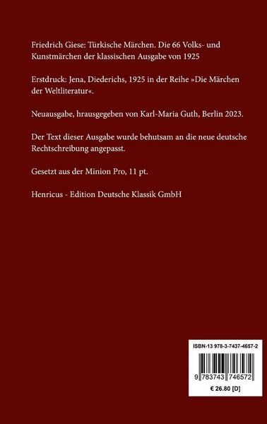 Produktbild: T&uuml;rkische M&auml;rchen