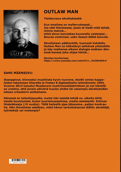 Produktbild: Outlaw Man Nuottikirja