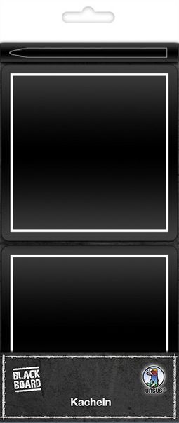 Produktbild: URSUS Blackboard Tafelfolie-Kacheln, 10 x 10 cm