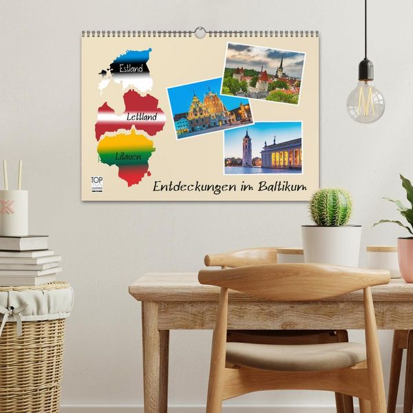 Produktbild: Entdeckungen im Baltikum (Wandkalender 2026 DIN A3 quer), CALVENDO Monatskalender