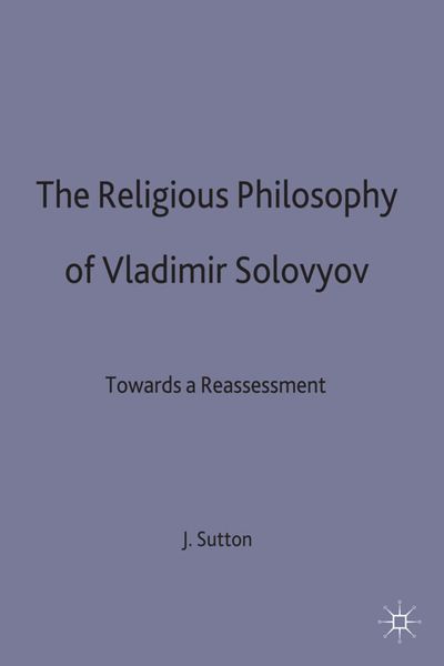 Produktbild: The Religious Philosophy of Vladimir Solovyov