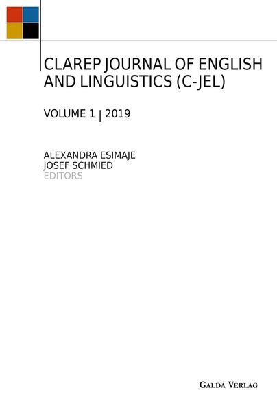 Produktbild: Clarep Journal Of English and Linguistics (c-Jel)