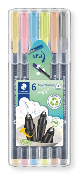 Produktbild: STAEDTLER triplus fineliner 334 Fineliner, 6er Set, 334 SB6 PA