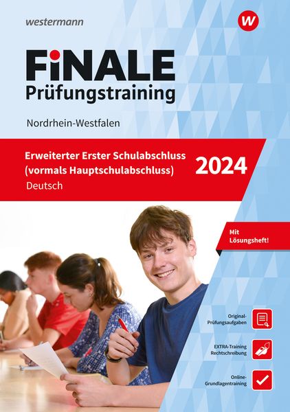 FiNALE Prüfungstraining Hauptschulabschluss Nordrhein-Westfalen. Deutsch 2024