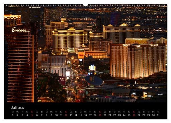 Produktbild: Las Vegas (Wandkalender 2026 DIN A2 quer), CALVENDO Monatskalender