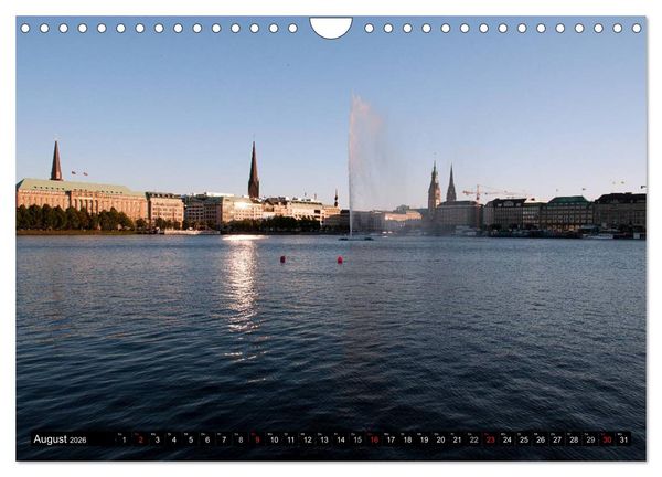Produktbild: Hamburg - Alster (Wandkalender 2026 DIN A4 quer), CALVENDO Monatskalender
