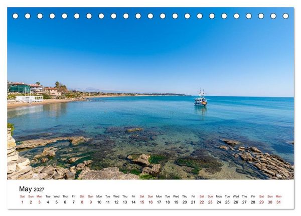 Produktbild: TURKISH RIVIERA Ancient echoes and azure coasts (Desk Calendar 2027 DIN A5 landscape), CALVENDO 12 Month DeskCalendar