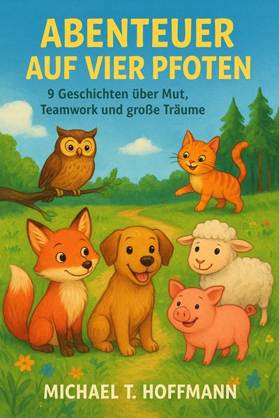 Produktbild: Abenteuer auf vier Pfoten: 9 Geschichten &uuml;ber Mut, Teamwork und gro&szlig;e Tr&auml;ume