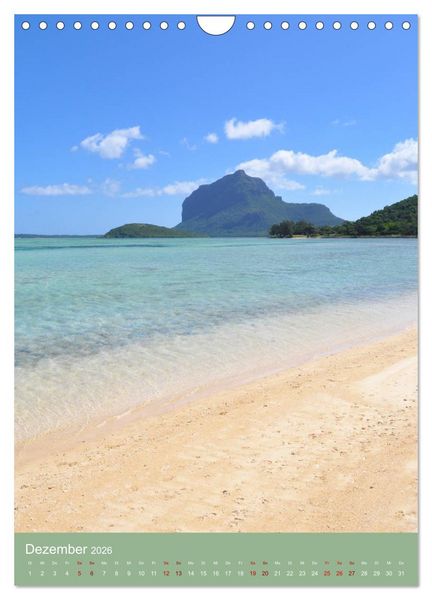 Produktbild: Erlebe mit mir das Inselparadies Mauritius (Wandkalender 2026 DIN A4 hoch), CALVENDO Monatskalender