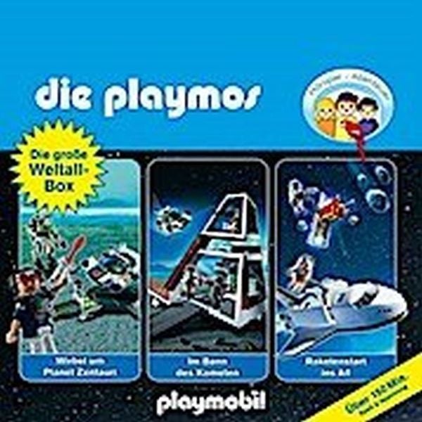 Produktbild: Die Playmos - Das Original Playmobil H&ouml;rspiel, Die gro&szlig;e Weltall-Box: Folgen 29, 36, 48