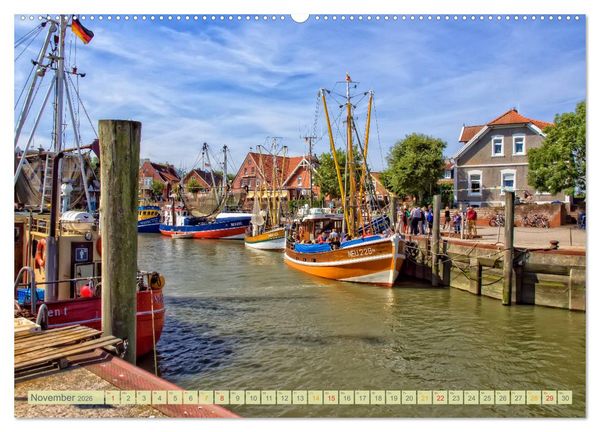 Produktbild: Reise an die Nordsee - Neuharlingersiel (hochwertiger Premium Wandkalender 2026 DIN A2 quer), Kunstdruck in Hochglanz
