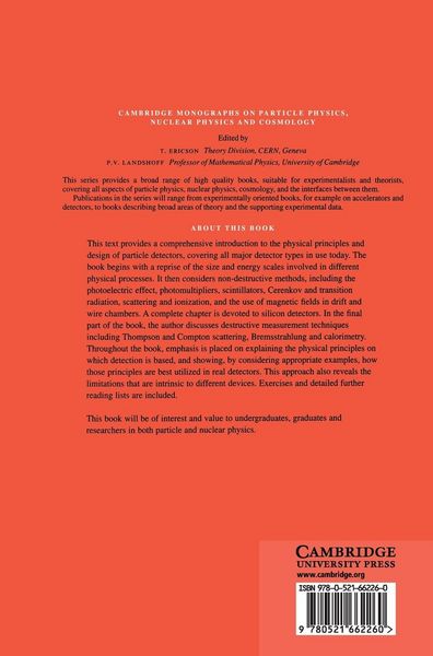 Produktbild: The Physics of Particle Detectors