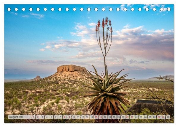 Produktbild: Abenteuerliches Namibia (Tischkalender 2026 DIN A5 quer), CALVENDO Monatskalender