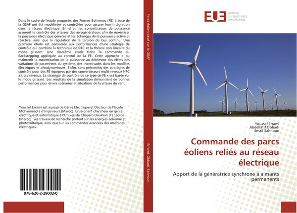 Produktbild: Commande des parcs &eacute;oliens reli&eacute;s au r&eacute;seau &eacute;lectrique
