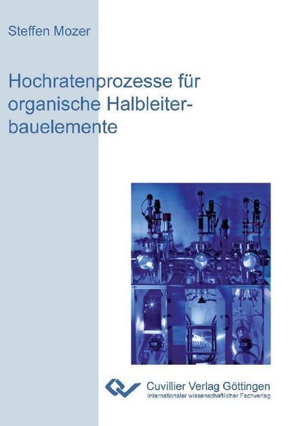 Produktbild: Hochratenprozesse f&uuml;r organische Halbleiterbauelemente