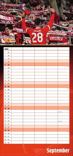 Produktbild: 1. FC Union Berlin Familienplaner 2027
