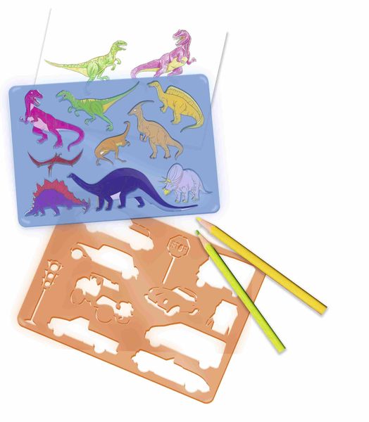 Produktbild: Mal-Schablonen-Set 1 ("Jungen")