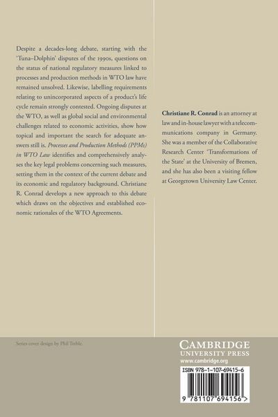 Produktbild: Processes and Production Methods (PPMs) in WTO Law