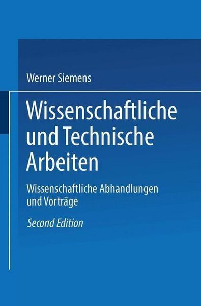 Produktbild: Wissenschaftliche und Technische Arbeiten