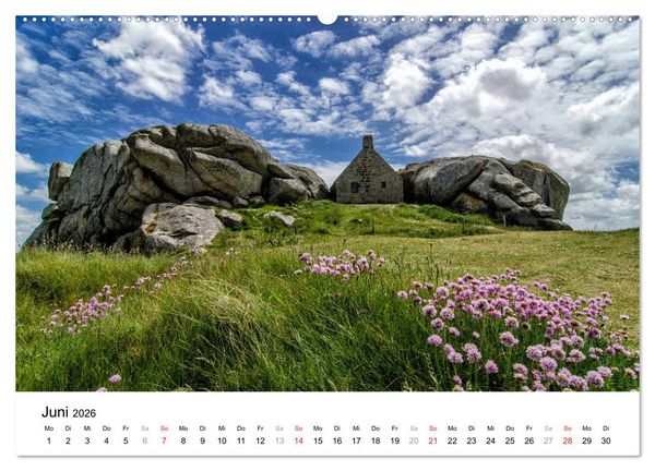 Produktbild: Bretonische Impressionen (hochwertiger Premium Wandkalender 2026 DIN A2 quer), Kunstdruck in Hochglanz