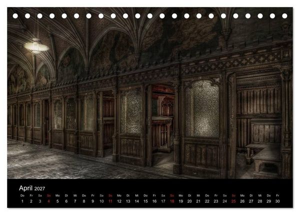 Produktbild: Vergessene und verlassene sch&ouml;ne Orte (Tischkalender 2027 DIN A5 quer), CALVENDO Monatskalender