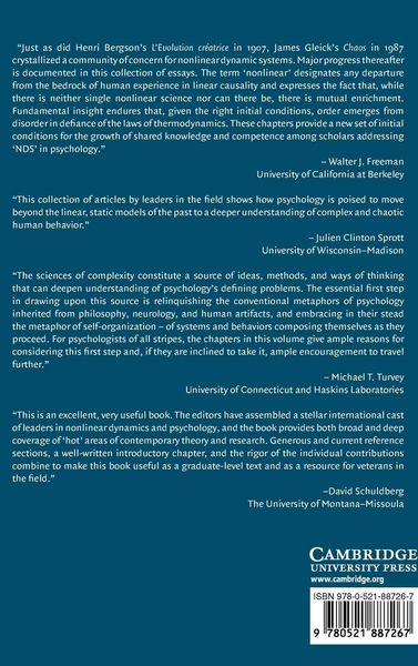 Produktbild: Chaos and Complexity in Psychology