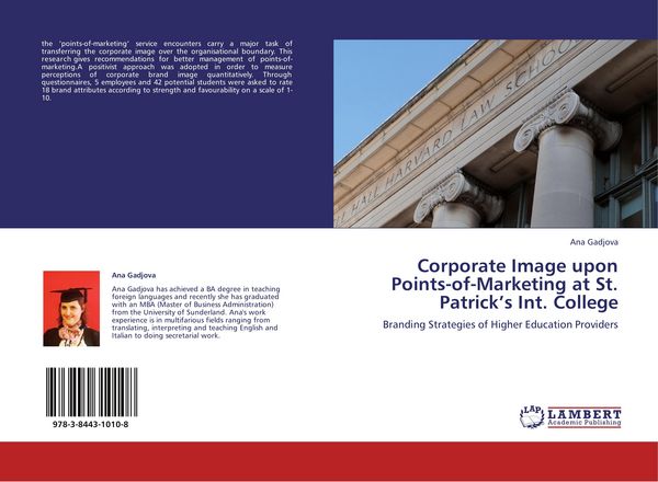 Produktbild: Corporate Image upon Points-of-Marketing at St. Patrick's Int. College
