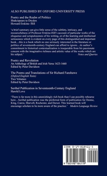 Produktbild: Dryden and the Traces of Classical Rome